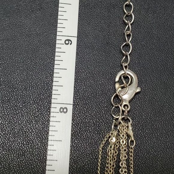 Three ring multi strand necklace - Picture 7 of 8